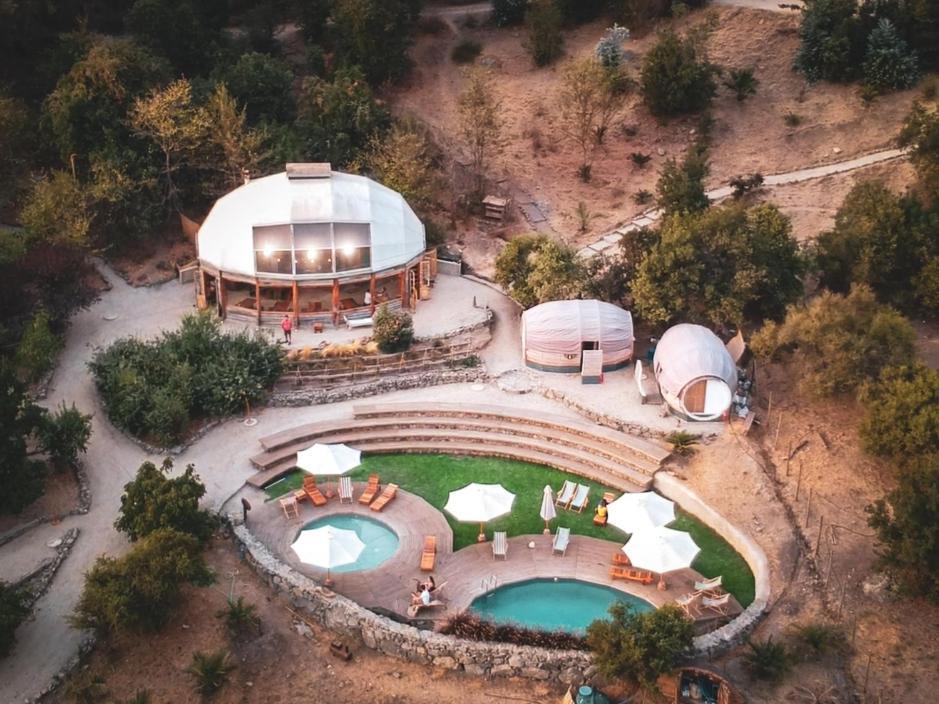 Biosfera Lodge Olmue Exterior photo